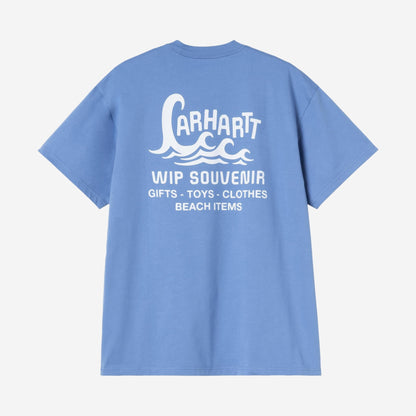 Carhartt WIP Waves Tshirt Caraçao, vue de face