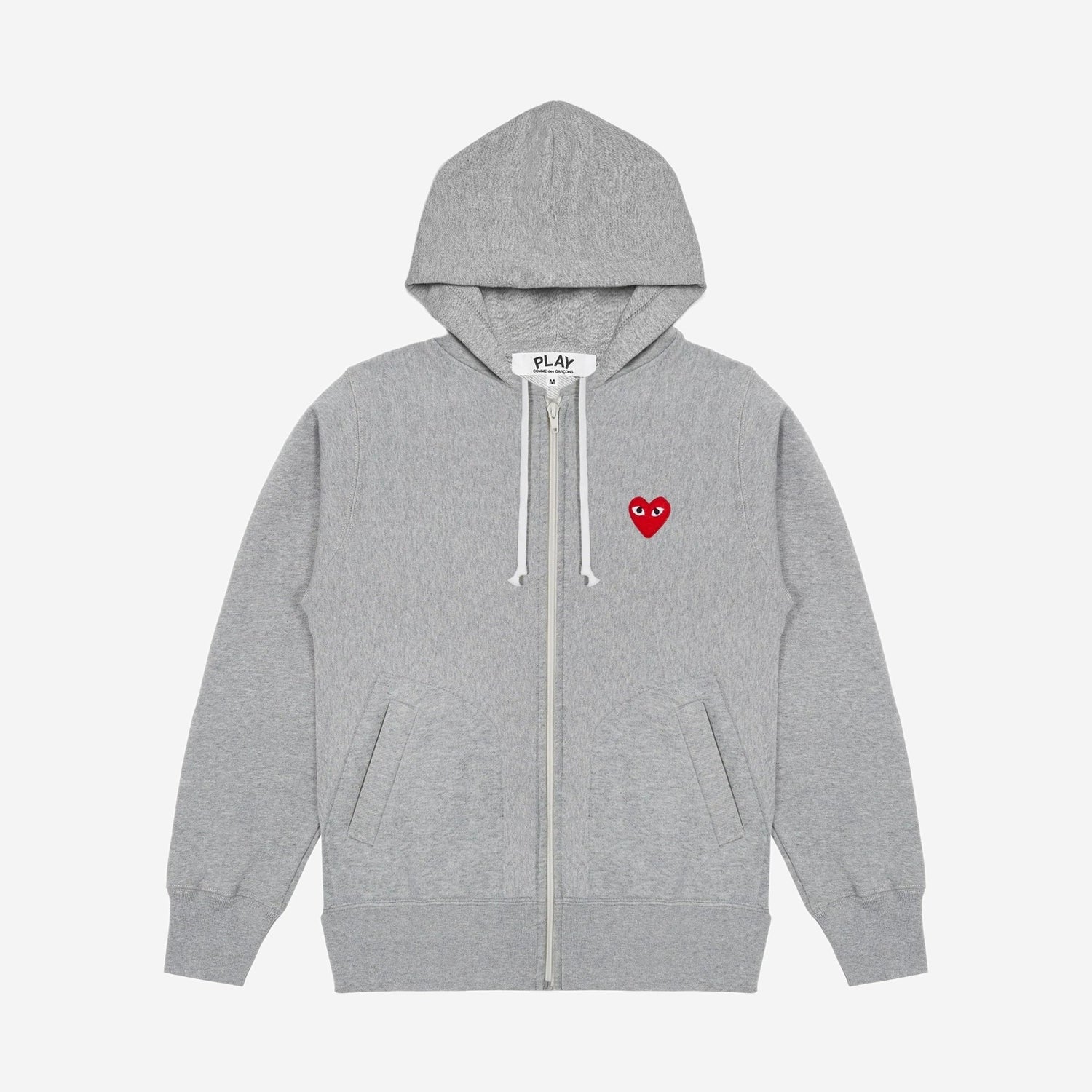 Comme des Garçons PLAY Sweatshirt Zip Grey, Comme des Garçons PLAY disponible chez For The Week à Ajaccio
