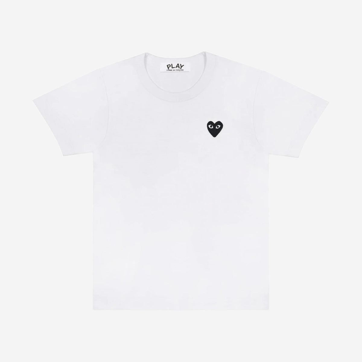 Comme des Garçons PLAY Tshirt Black Hearth White, Comme des Garçons PLAY disponible chez For The Week à Ajaccio