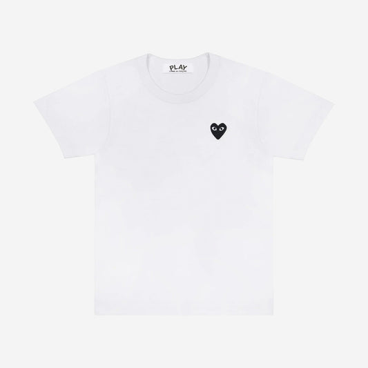 Comme des Garçons PLAY Tshirt Black Hearth White, Comme des Garçons PLAY disponible chez For The Week à Ajaccio