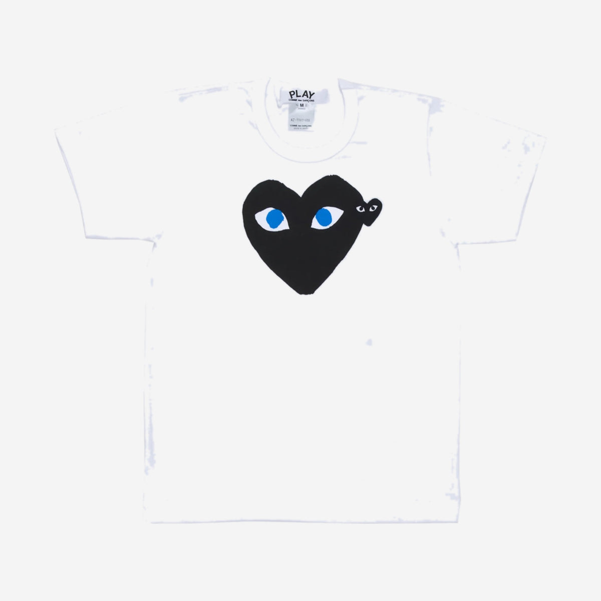 Comme des Garçons PLAY Tshirt Double Heart White/Black, Comme des Garçons PLAY disponible chez For The Week à Ajaccio
