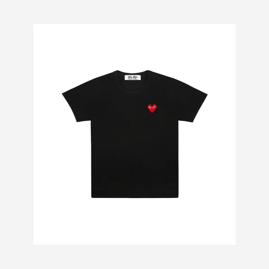 Comme des Garçons PLAY Tshirt Red Hearth Black, Comme des Garçons PLAY disponible chez For The Week à Ajaccio