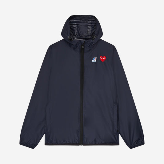 Comme des Garçons PLAY x K-Way Navy, Comme des Garçons PLAY x K-Way disponible chez For The Week à Ajaccio