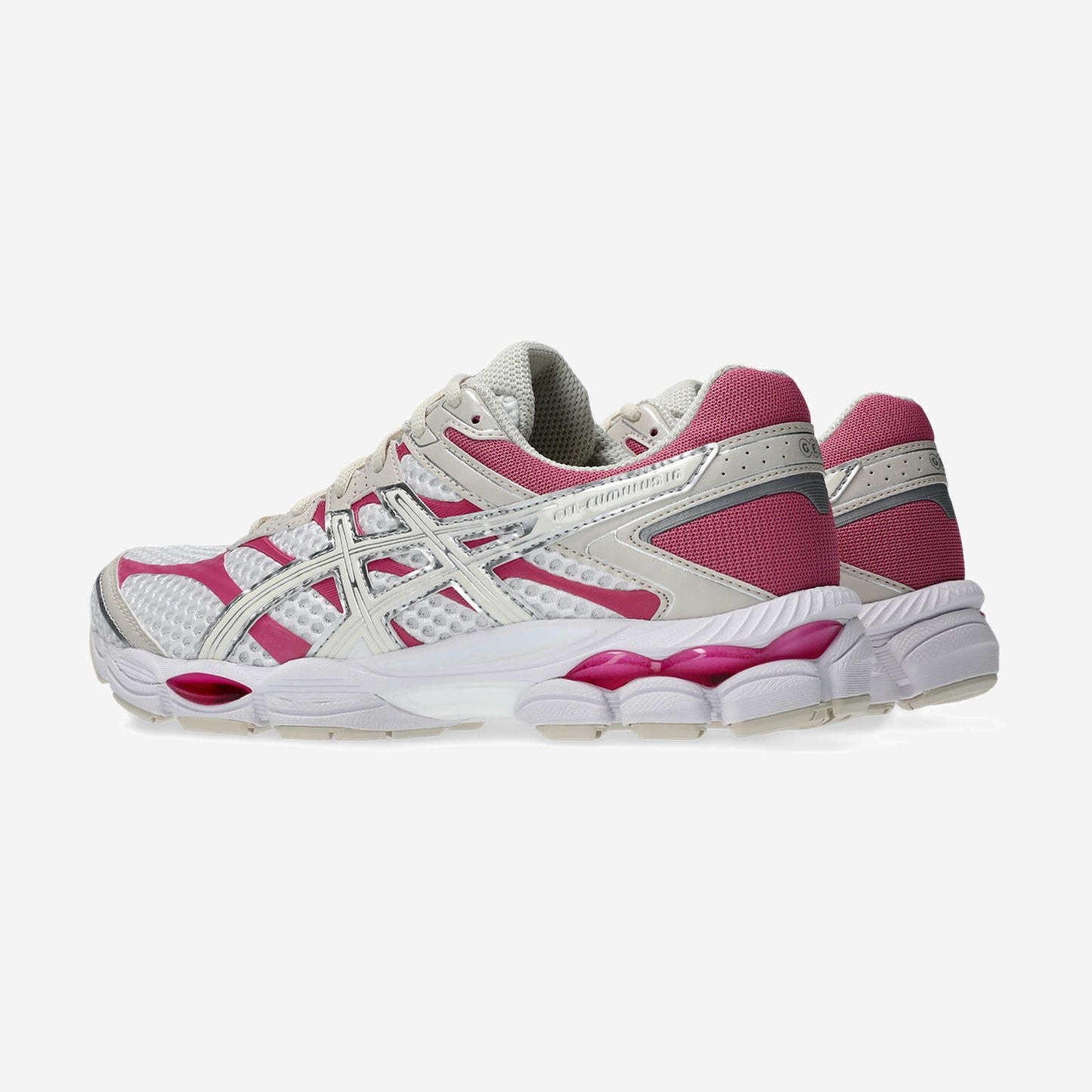 Asics GEL-Cumulus 16 White Cream, vue trois-quarts