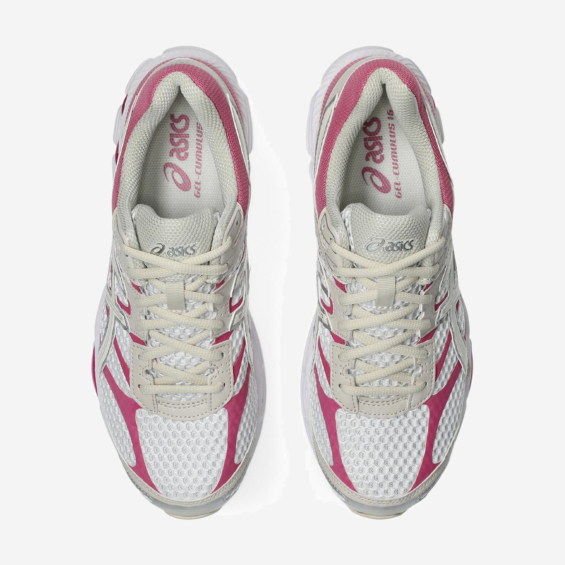 Asics GEL-Cumulus 16 White Cream, vue de dessus