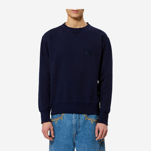 Isabel Marant Sweat Mike Bleu marine porté, vue de face