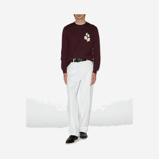 Isabel Marant Pull Evans Bordeaux, vue de face