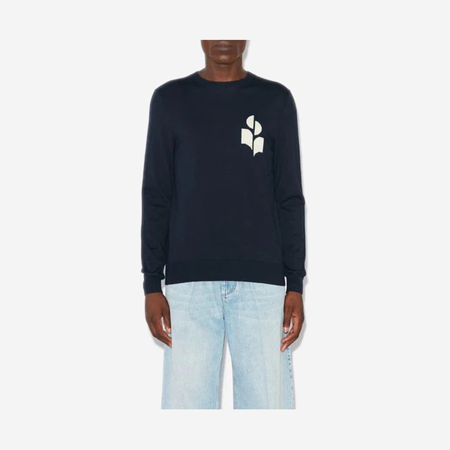 Isabel Marant Pull Evans Bleu marine, vue de dos