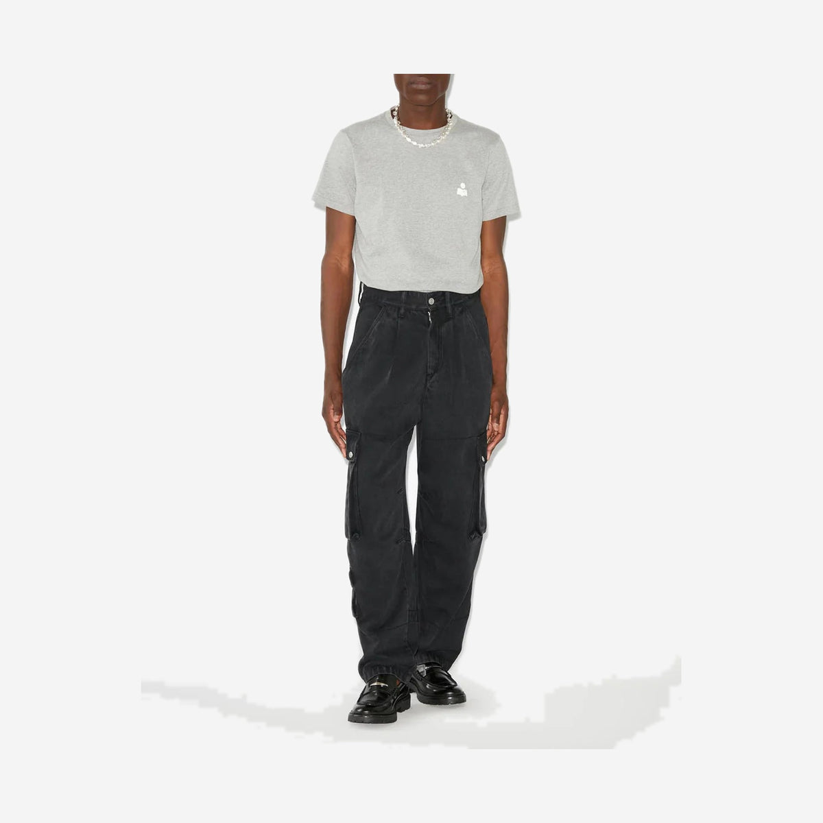Isabel Marant Tshirt Zafferh Gris chiné, vue de face