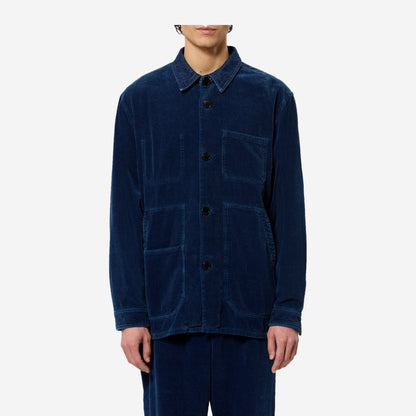 Isabel Marant Veste Arzur Bleu indigo portée, vue de face