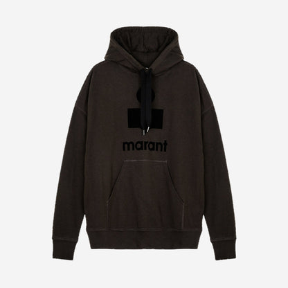 Isabel Marant Hoodie Miley Noir délavé, à plat