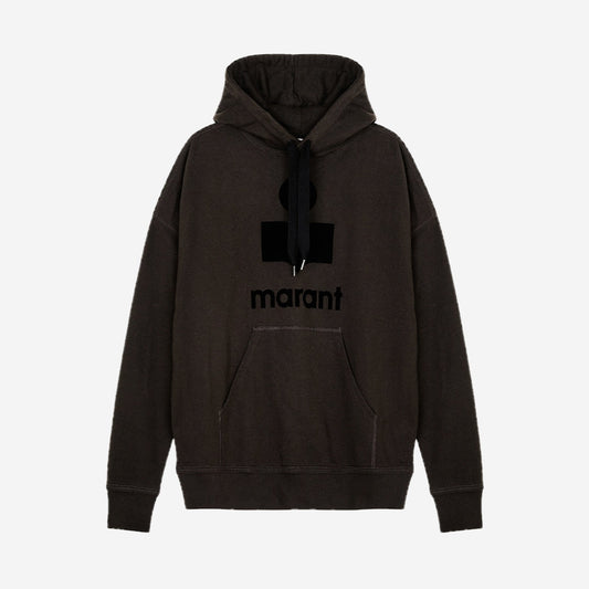 Isabel Marant Hoodie Miley Noir délavé, à plat