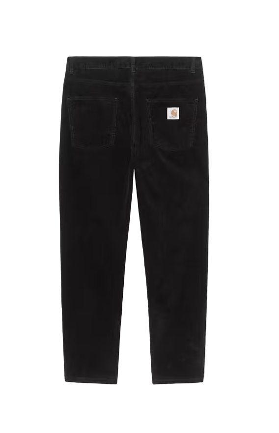 Carhartt WIP Newel Pant "Ford" Corduroy Black, pantalon disponible à Ajaccio