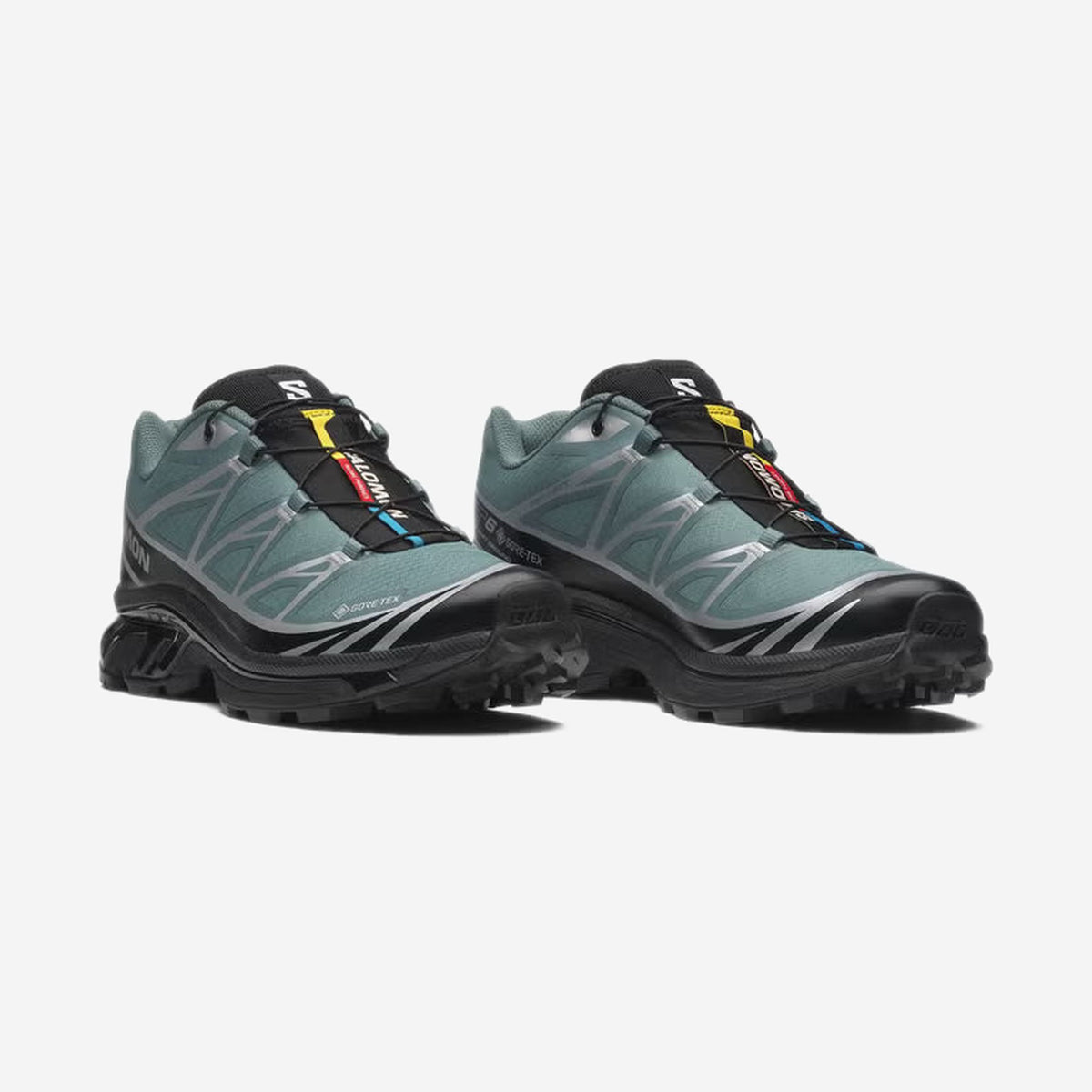 Salomon XT-6 Gore-Tex North Atlantic / Black, vue de profil