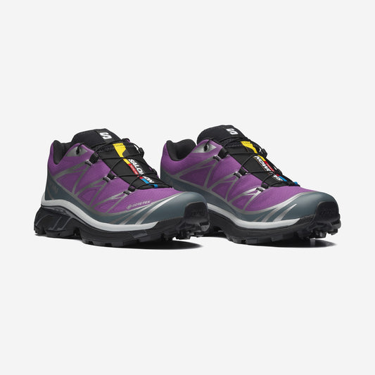 Salomon XT-6 Gore-Tex Concord Grape / Stormy Weathe, vue de profil