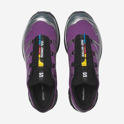 Salomon XT-6 Gore-Tex Concord Grape / Stormy Weathe, vue de trois-quarts