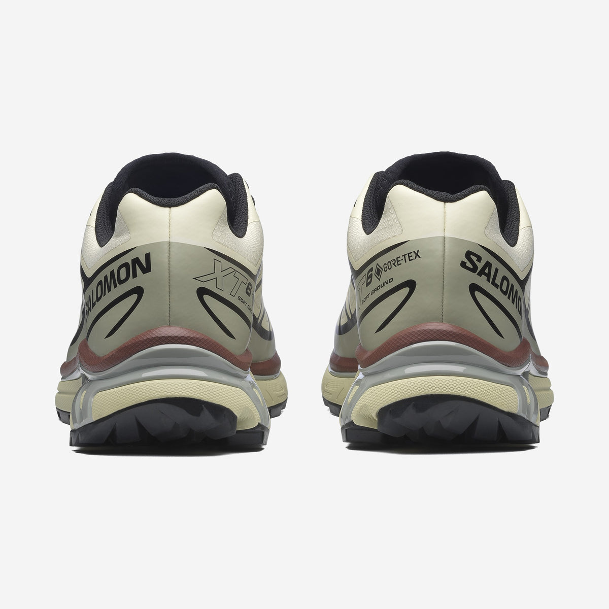 Salomon XT-6 GTX Asparagus Green / Tea, vue de dos
