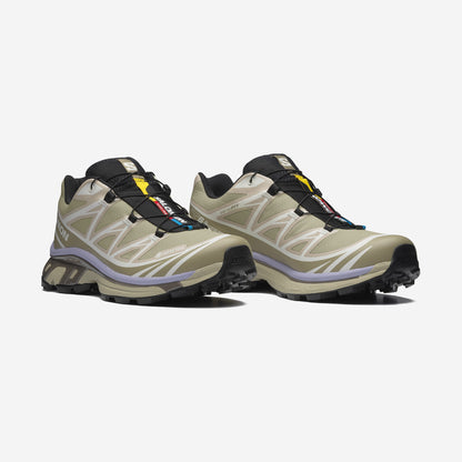 Salomon XT-6 GTX Eucalyptus / Silver Sage, vue de profil