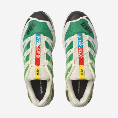 Salomon XT4 OG Vanilla Ice Acid Lime, vue de trois-quarts