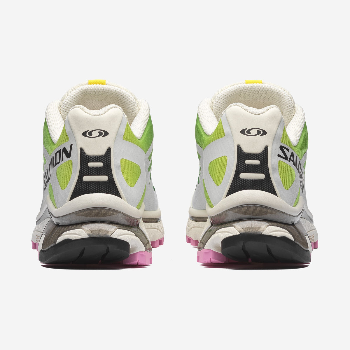 Salomon XT4 OG Vanilla Ice Acid Lime, vue de dos