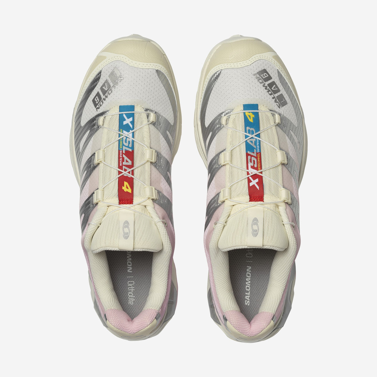 Salomon XT4 Vanilla Ice / FTW Silver, vue de trois-quarts