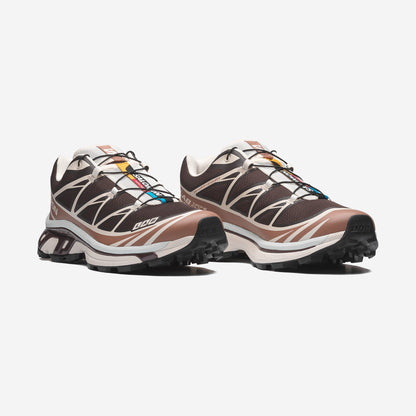 Salomon XT6 Black Coffee Burro, vue de trois-quarts