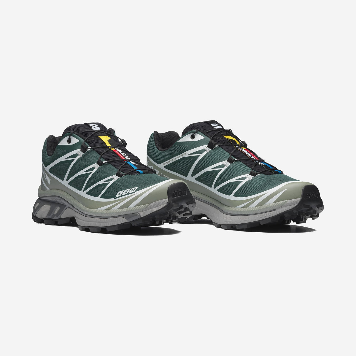 Salomon XT6 Bistro Green / Green Milieu, vue de profil
