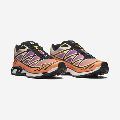 Salomon XT6 Black Almond Cream, vue de profil