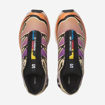 Salomon XT6 Black Almond Cream, vue de trois-quarts