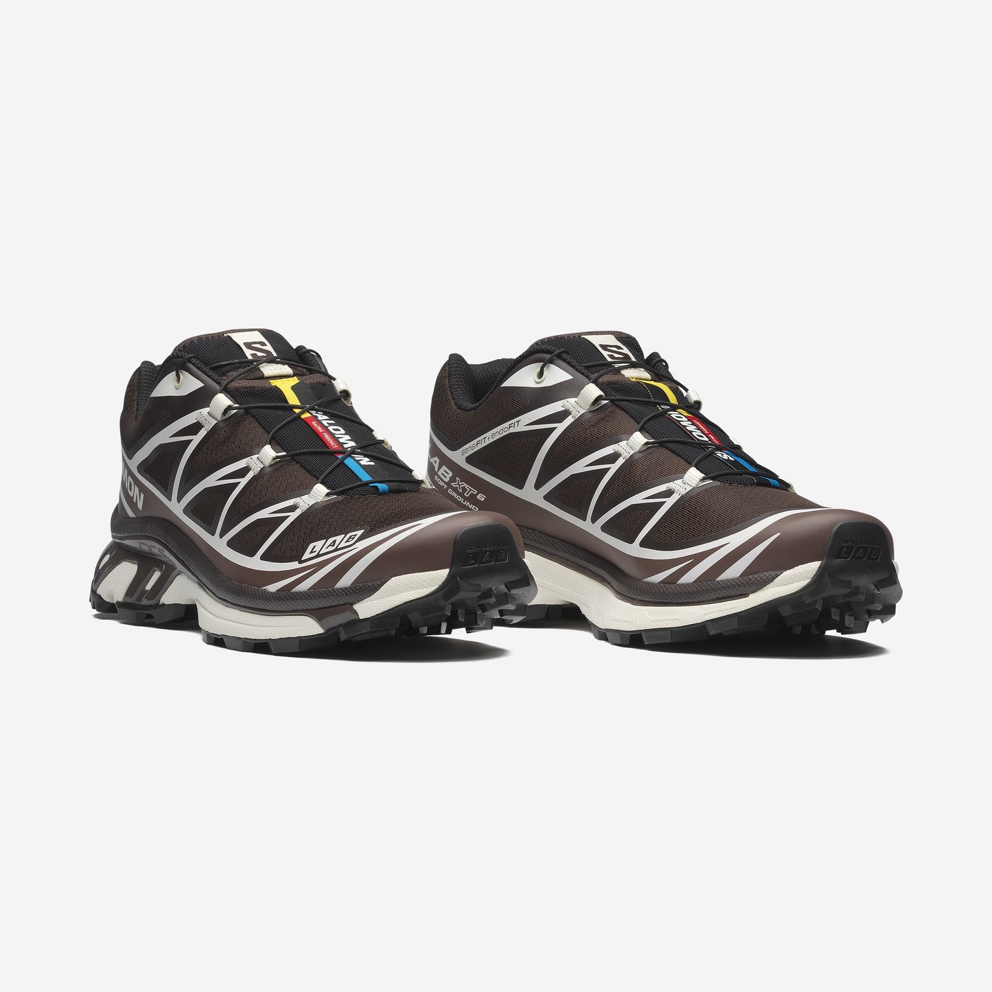 Salomon XT6 Black Coffee French Roast, vue de profil