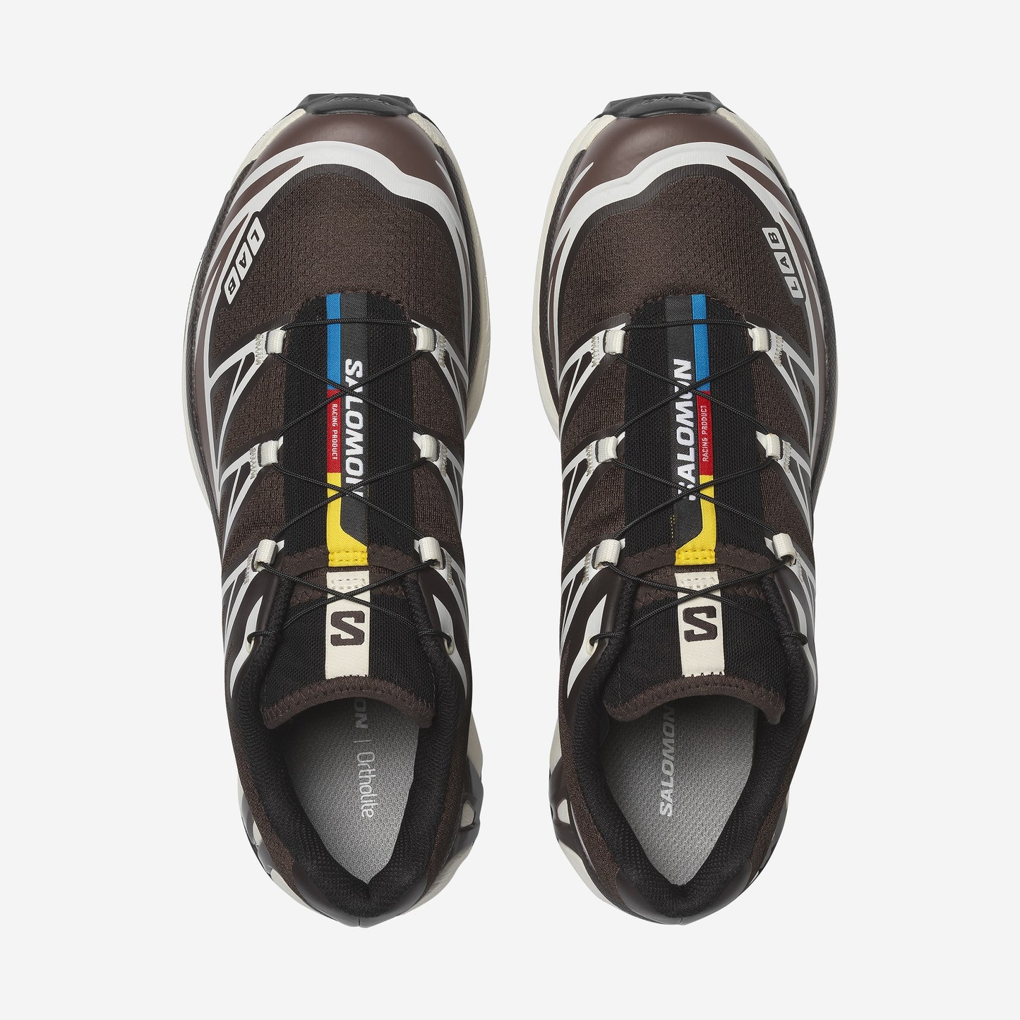 Salomon XT6 Black Coffee French Roast, vue de trois-quarts