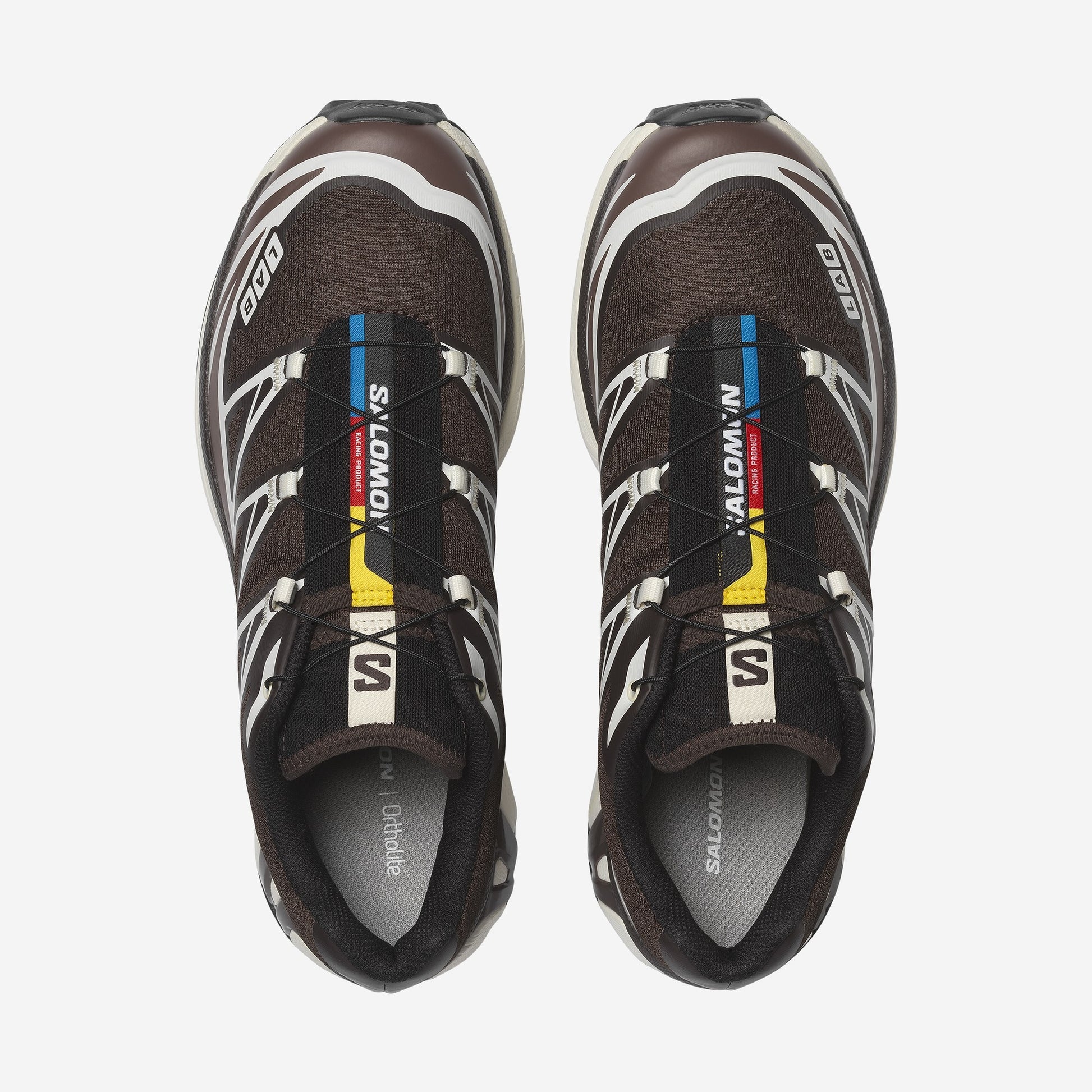 Salomon XT6 Black Coffee French Roast, vue de trois-quarts