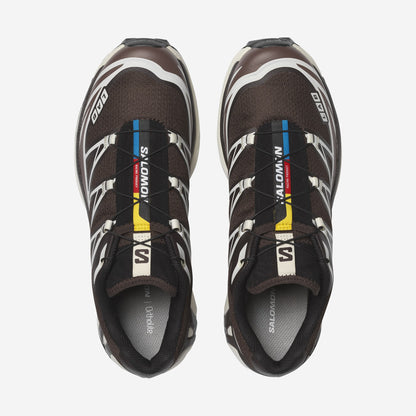 Salomon XT6 Black Coffee French Roast, vue de trois-quarts