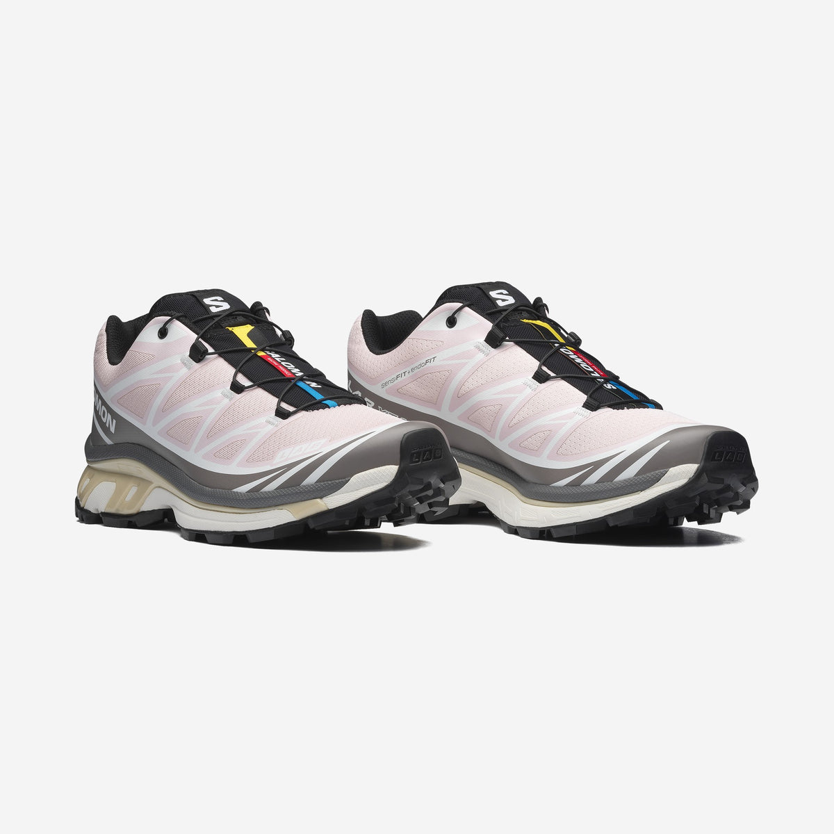 Salomon XT6 Cloudburst Icy Pink, vue de profil