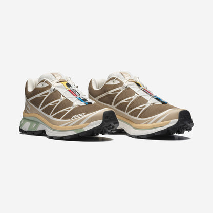 Salomon XT6 Coyote Brown / Safari, vue de profil