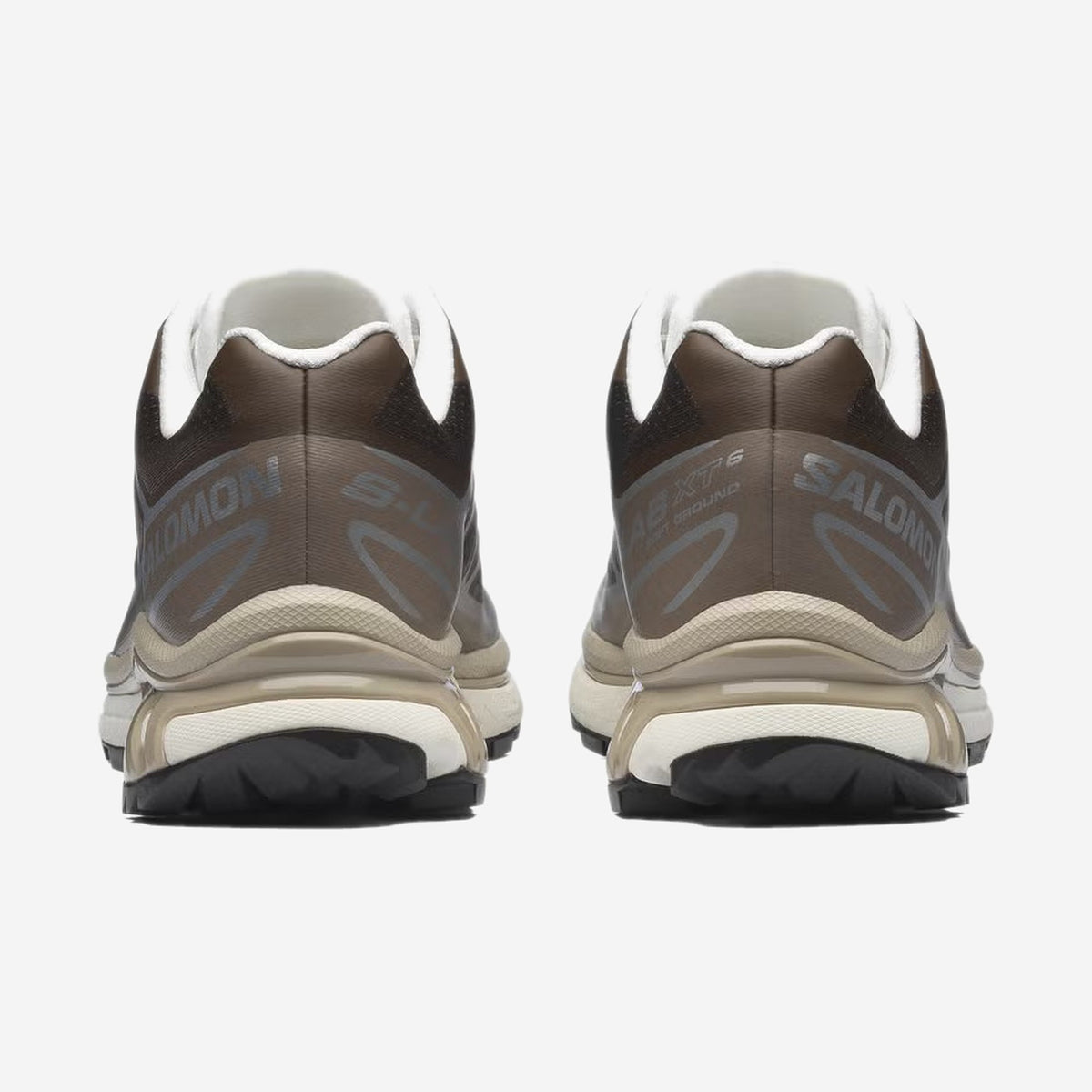 Salomon XT6 Earth Brown Walnut, vue de dos