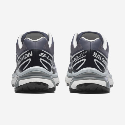 Salomon XT6 Grisaille / Blue Nights, vue de dos