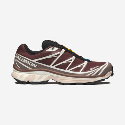 Salomon XT6 GTX Bitter Chocolate Iron Vanilla Ice, sneaker XT-6 GTX, vue de profil, disponible chez Size à Ajaccio