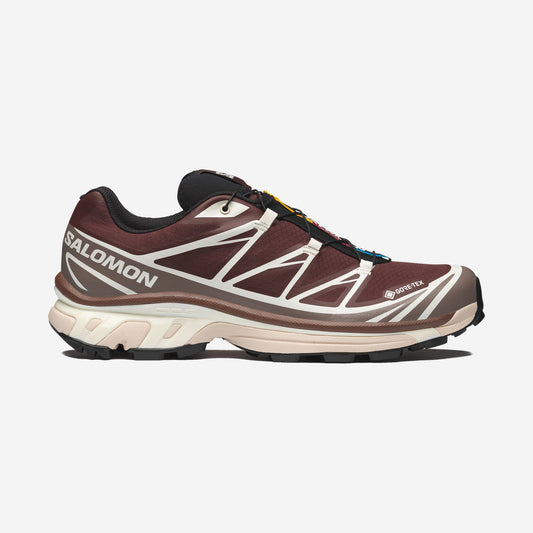 Salomon XT6 GTX Bitter Chocolate Iron Vanilla Ice, sneaker XT-6 GTX, vue de profil, disponible chez Size à Ajaccio