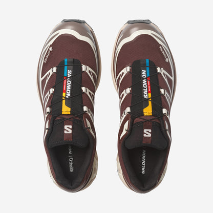Salomon XT6 GTX Bitter Chocolate Iron Vanilla Ice, vue de dessus