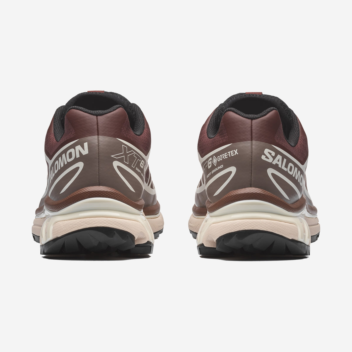 Salomon XT6 GTX Bitter Chocolate Iron Vanilla Ice, vue de dos