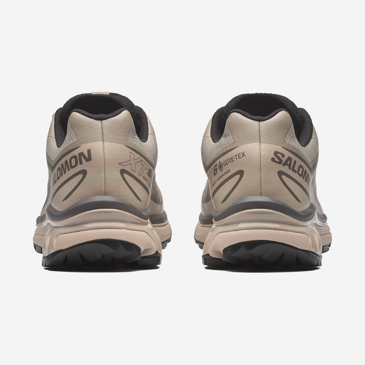 Salomon XT6 GTX White Pepper Silver Sage, vue de dos