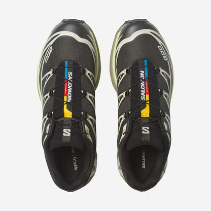 Salomon XT6 Peat Icicle Lime Cream, vue de dessus