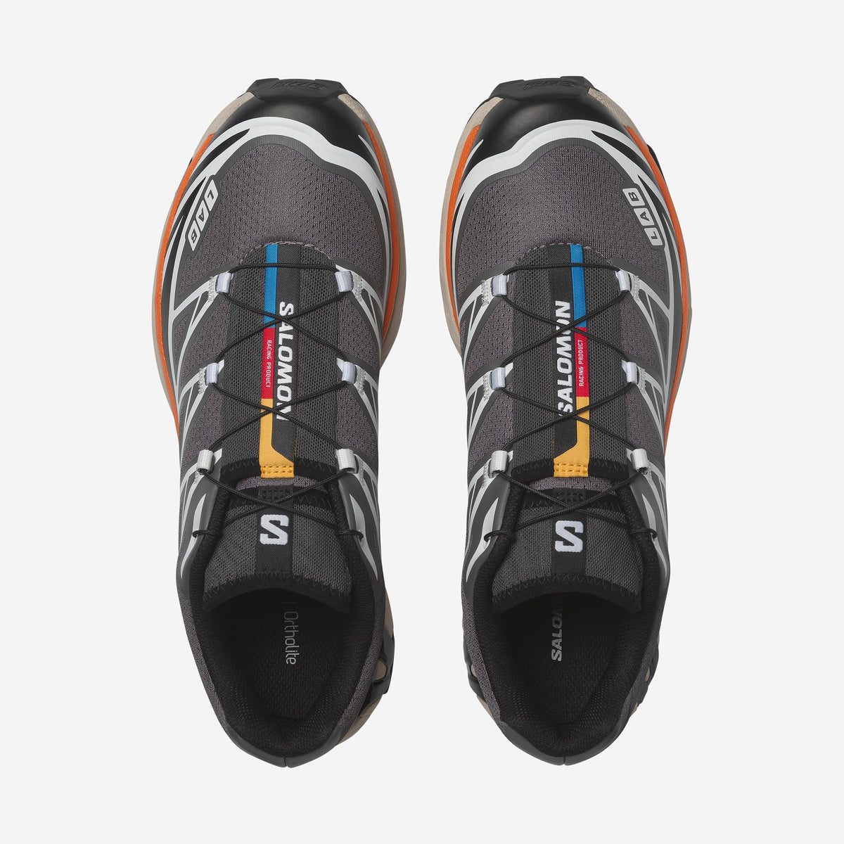Salomon XT6 Pewter Black, vue de trois-quarts