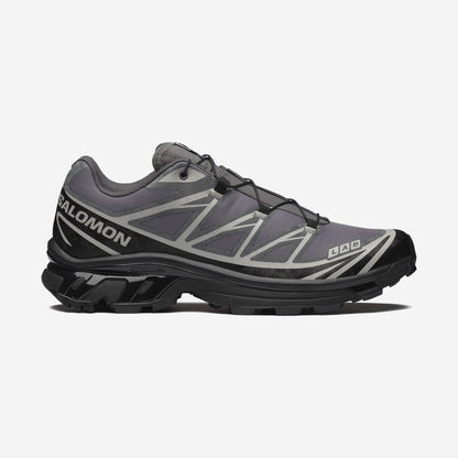 Salomon XT6 Protective Castlerock Black Paloma, sneaker XT-6 Protective, vue de profil, disponible chez Size à Ajaccio