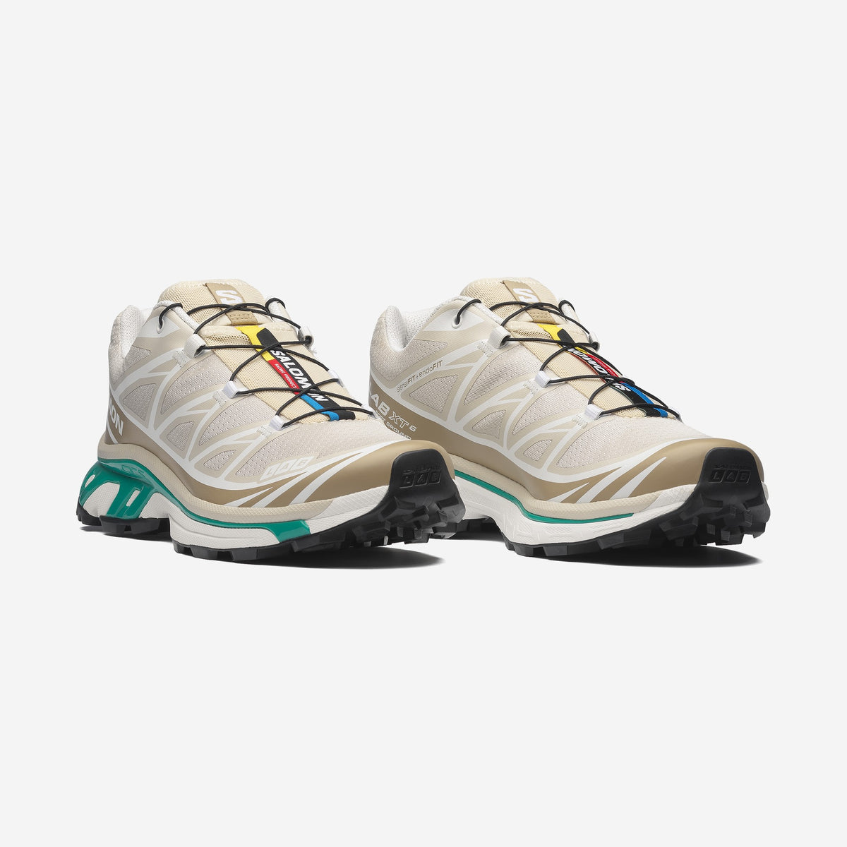 Salomon XT6 Rainy Day / Chinchilla, vue de profil