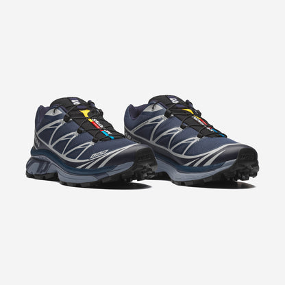 Salomon XT6 Spellbound Maritime Blue Pearl Blue, paire de trois-quarts