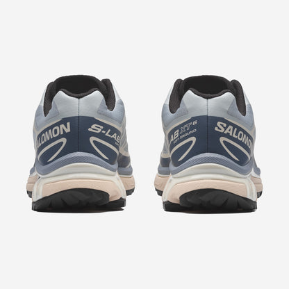Salomon XT6 Pearl Blue Grisaille, vue de dos