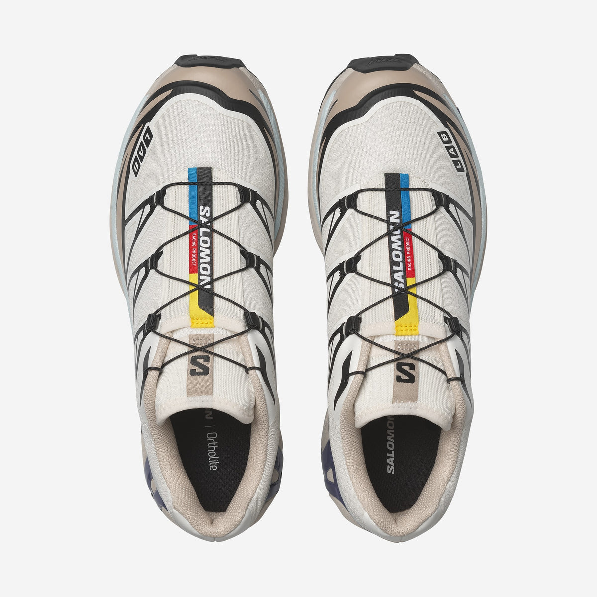 Salomon XT6 Vanilla Ice Oxford, vue de trois-quarts