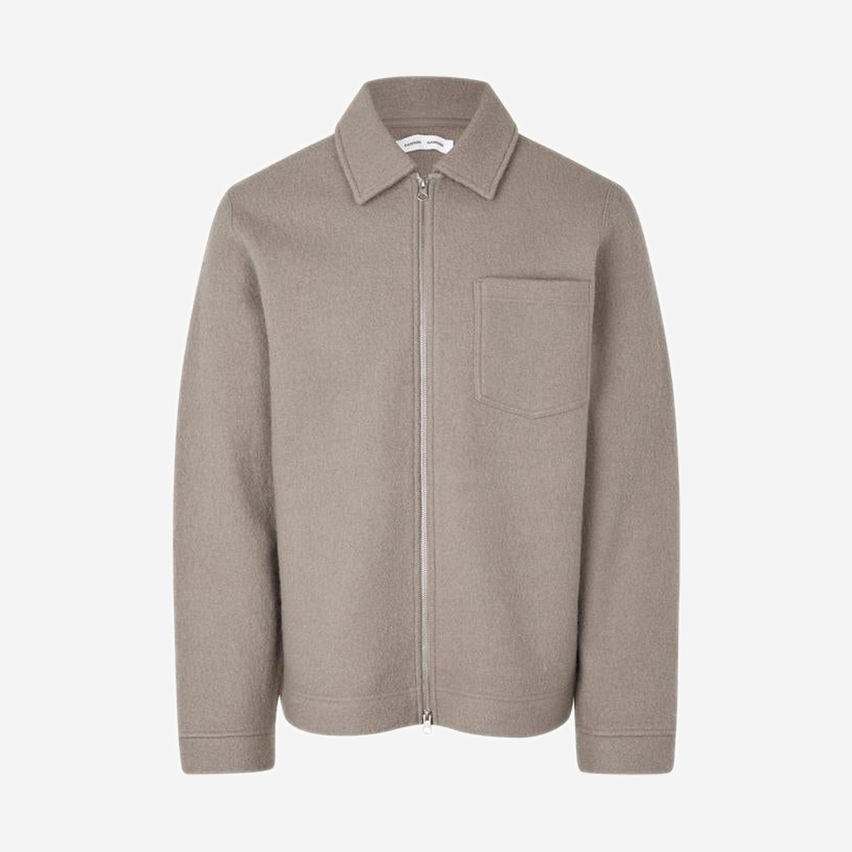 Samsøe Samsøe Hannes Full Zip Elephant Skin, Samsøe Samsøe disponible chez For The Week à Ajaccio